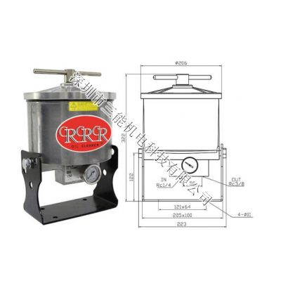 三能高精密SN系列旁路式SN100E精密凈油器，流量:2.0L/Min